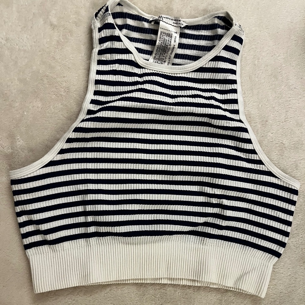 ZARA seamless ribbed top